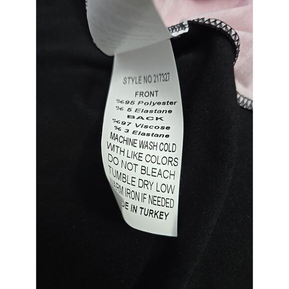 Plus Sz 18-20 Womens Multicolor Short Sleeve Blouse Casual Career Fun - Picture 6 of 8